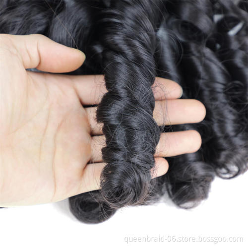 Loose Wave Crochet Braids Hair Wavy Synthetic Hair Extensions Pre Streched Braiding Hair French Curly Braids Extensions